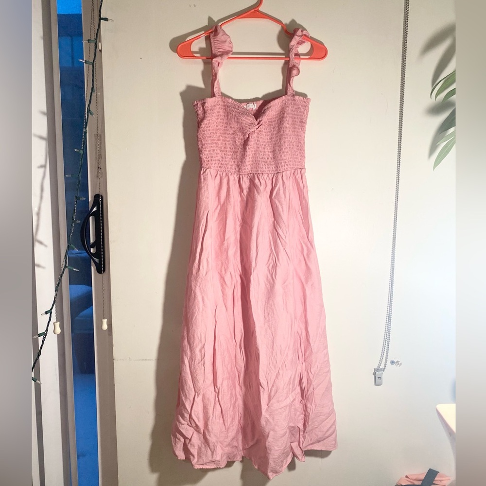 Anthropologie Light Pink Nap Dress Lush
